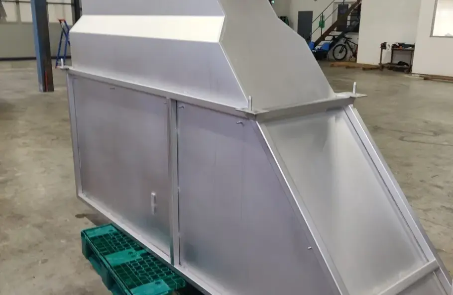 Hotte industrielle passivée